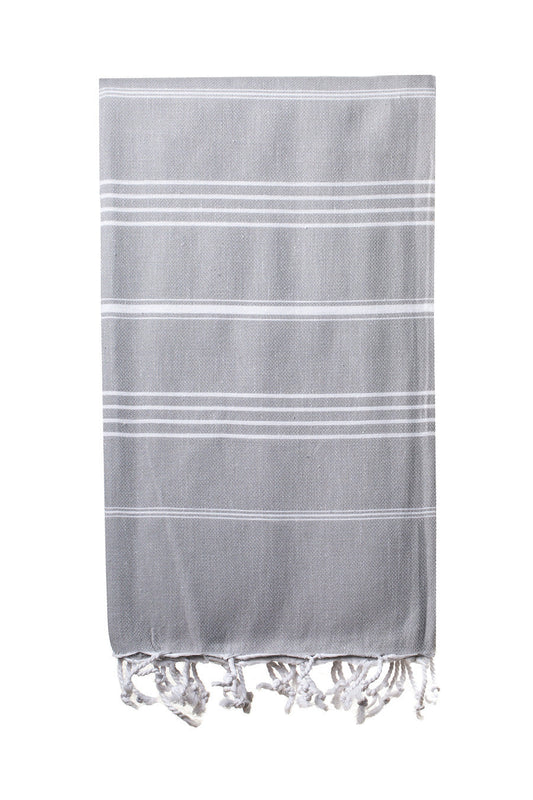 Elim Light Grey Turkish Towel