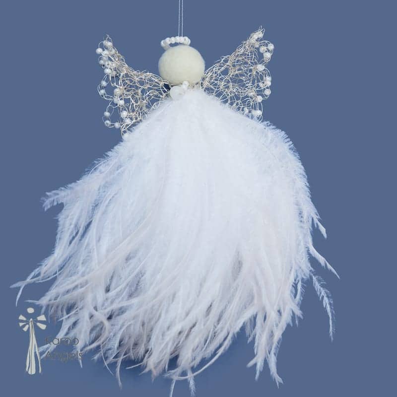 Karoo Angels - Guardian Angel Pearly White with custom name