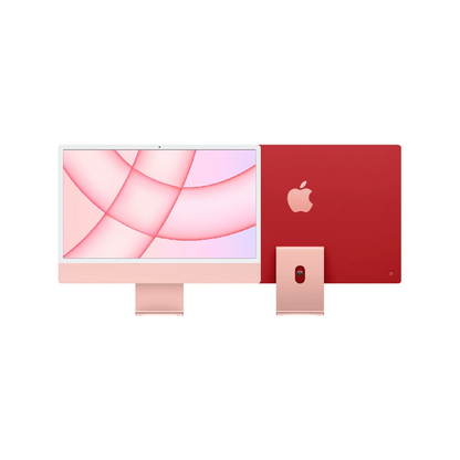 Apple - 24-inch iMac M1-Chip with 8-core CPU 256GB - Pink - MGPM3SO/A