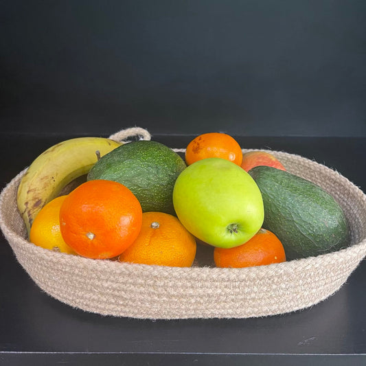 Oval Basket Set - Jute - SALE