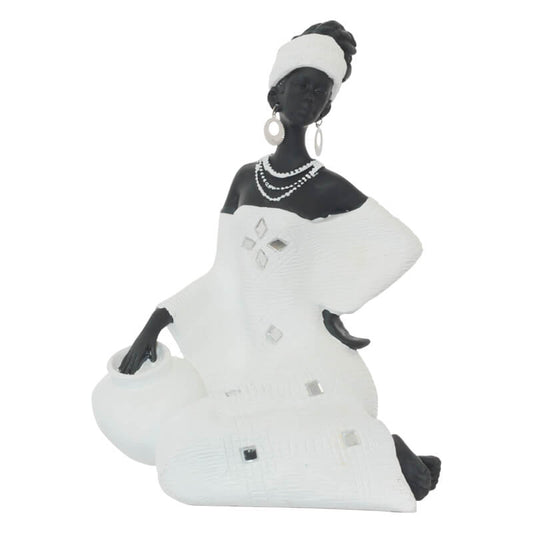 Motswari Lady Sitting With Pot 20