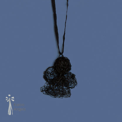 Karoo Angels - Ink Wire Knitted Juweel Pendant