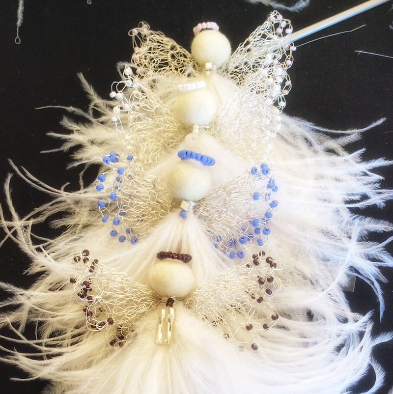 Karoo Angels - Guardian Angel Pearly White with custom name