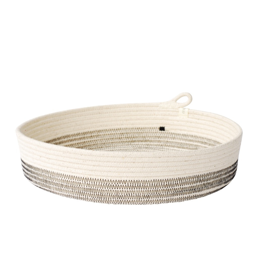 Table Basket - Stitched Striped