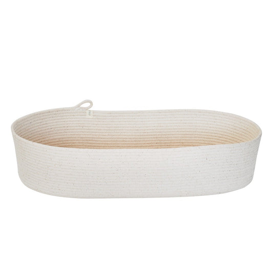Oval Basket - Ivory
