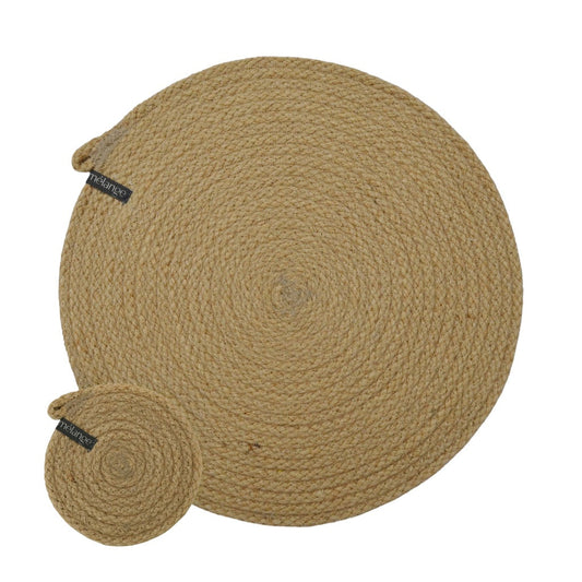 Placemats & Coasters (set of 4 each) - Jute