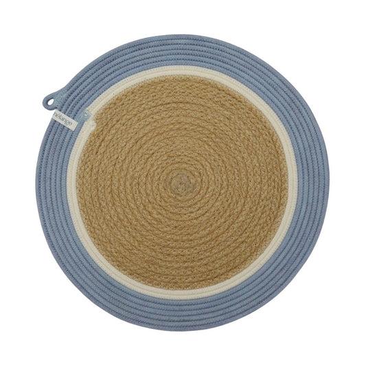 Placemats - Jute & Blue-Grey