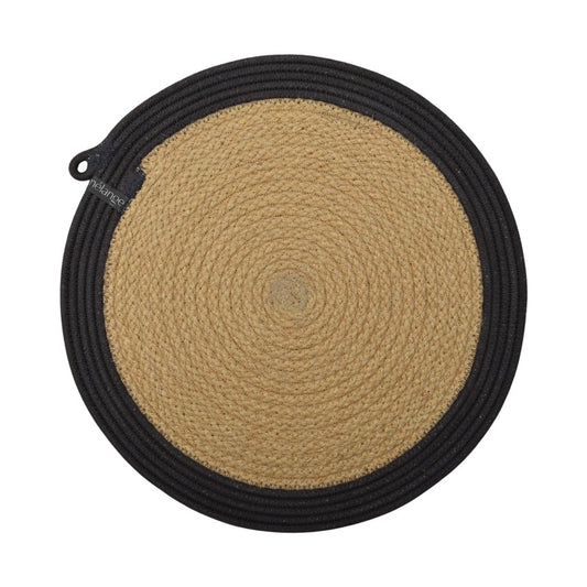 Placemats - Charcoal Jute Jungle