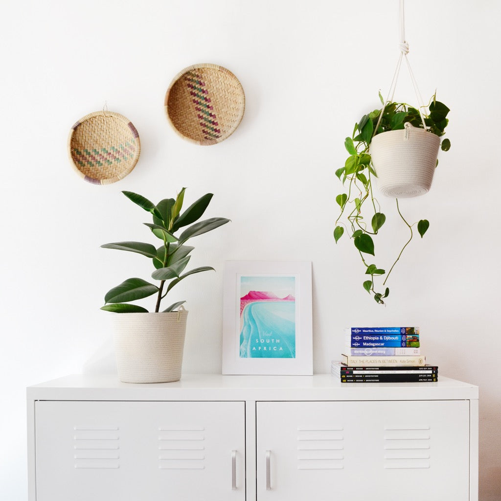 Hanging Planter - Ivory