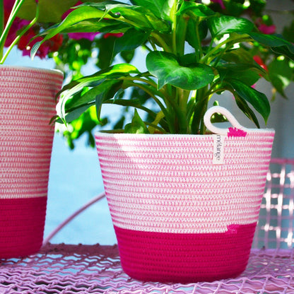 Planter Basket - Fuchsia