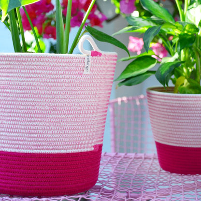 Planter Basket - Fuchsia