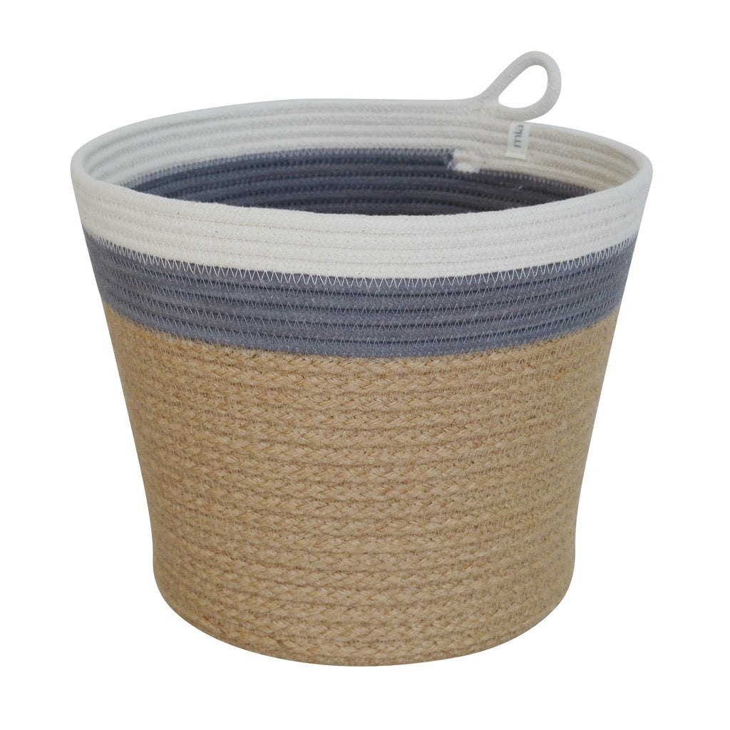 Planter Basket - Grey Jute Jungle