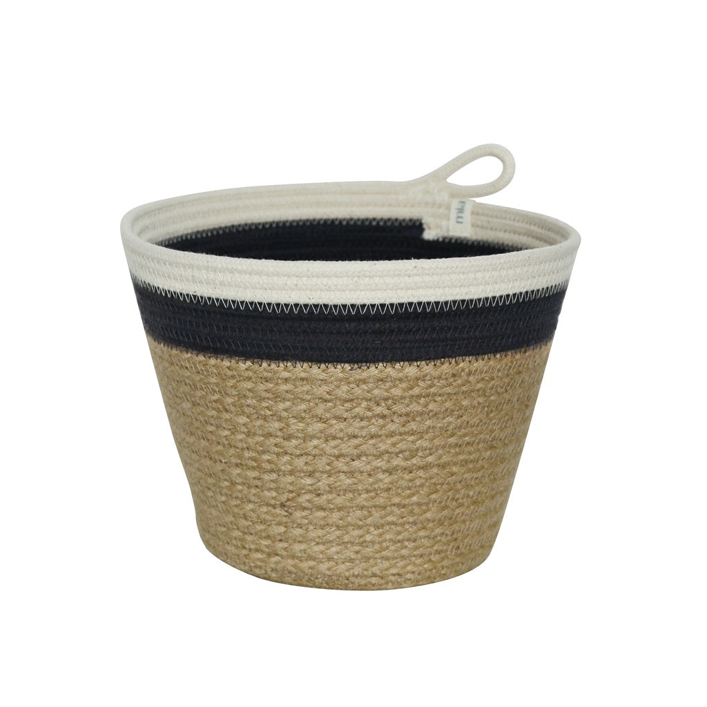 Planter Basket - Charcoal Jute Jungle