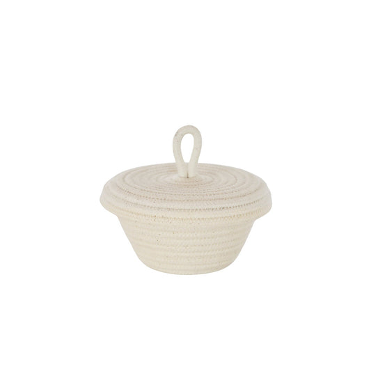 Petite Lidded Basket - Afri-Scandi