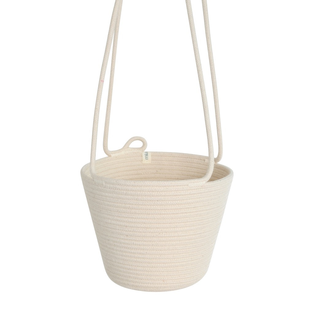 Hanging Planter - Ivory