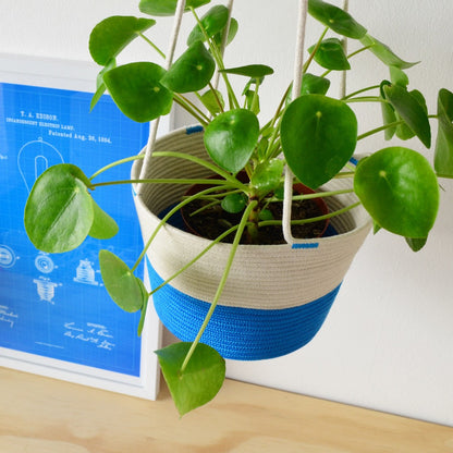 Hanging Planter - Ocean Blue Only