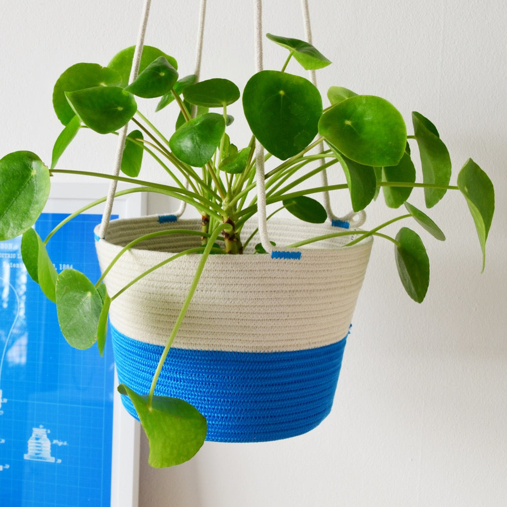 Hanging Planter - Ocean Blue Only