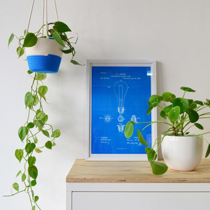 Hanging Planter - Ocean Blue Only