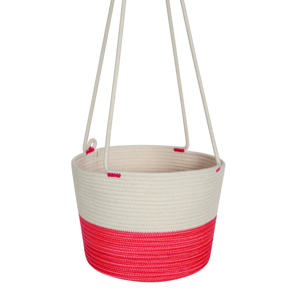 Hanging Planter - Flamingo Pink Only