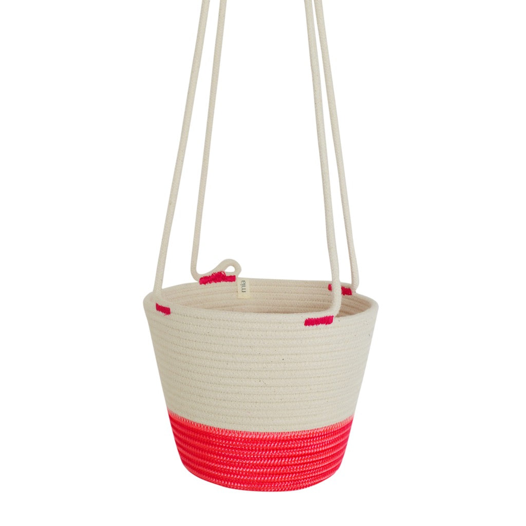 Hanging Planter - Flamingo Pink Only