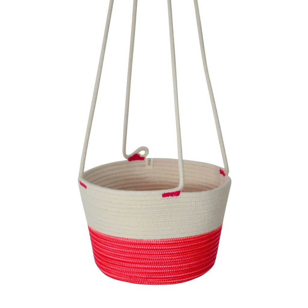 Hanging Planter - Flamingo Pink Only