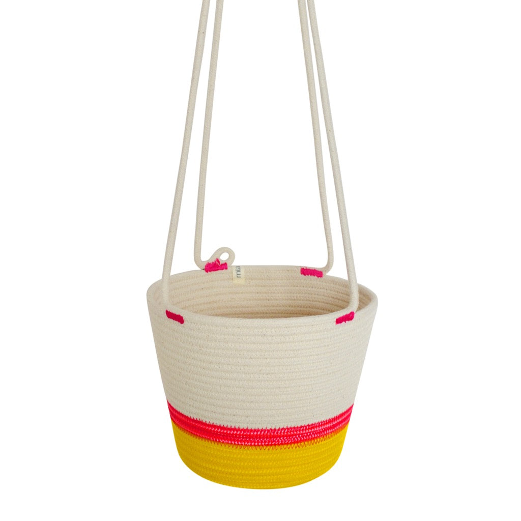 Hanging Planter - Sunrise Yellow