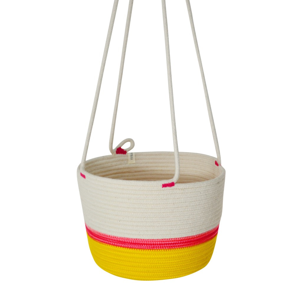 Hanging Planter - Sunrise Yellow