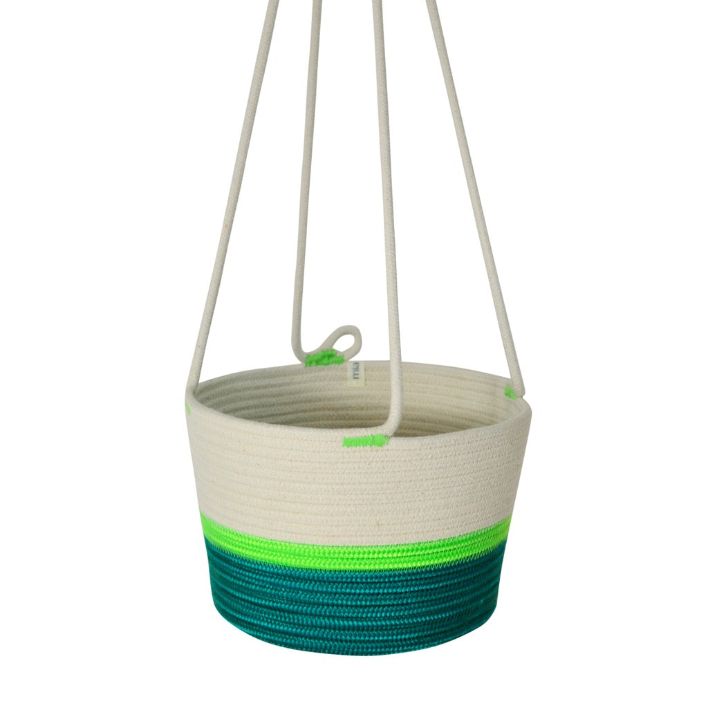 Hanging Planter - Moss Green