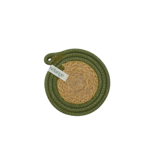 Coasters (set of 4) - Olive Jute Jungle