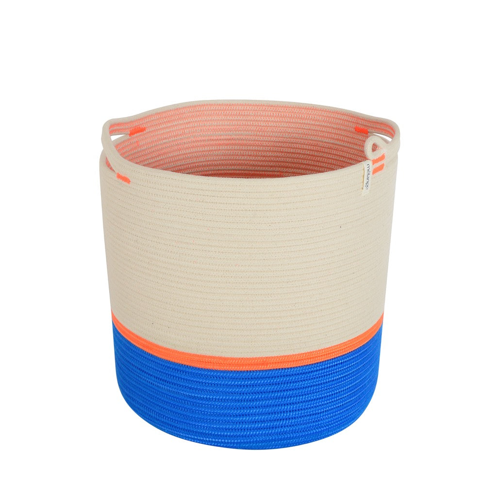 Handle Cylinder Basket - Celebrate Spring & Summer