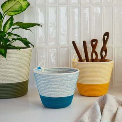 Planter Basket - Teal