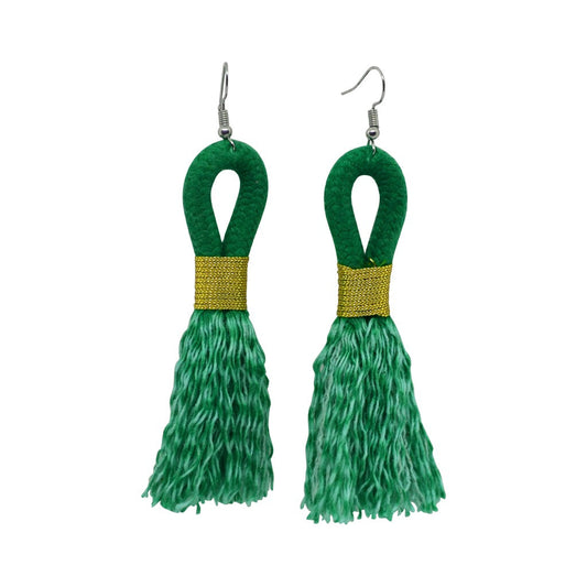 Earrings Emerald Green