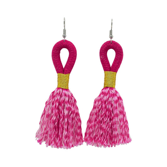 Earrings Fuchsia