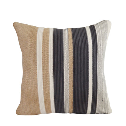 Scatter Cushion - Jute & Charcoal