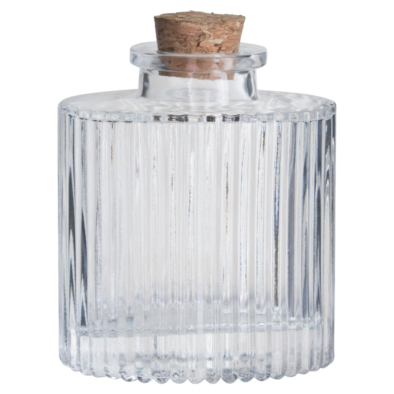 Clear Perfume Bottle with Cork (8 cm)