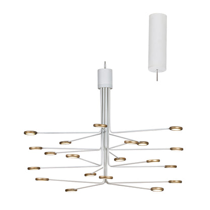 Eurolux - Tilly Series 2034 Pendant 870mm White/Gold - Lighting, Lights - P809