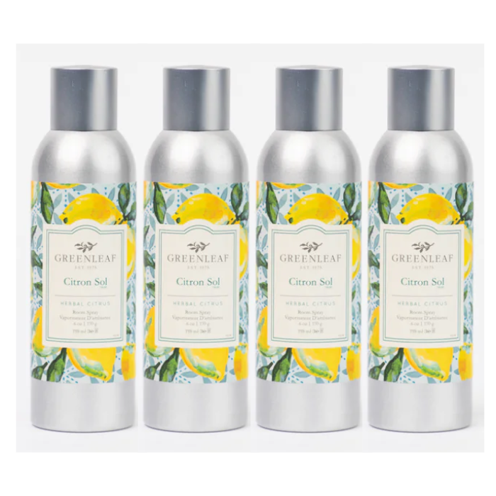 Greenleaf - Room Spray - Citron Sol (Set of 4)