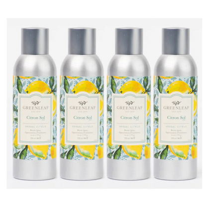 Greenleaf - Room Spray - Citron Sol (Set of 4)