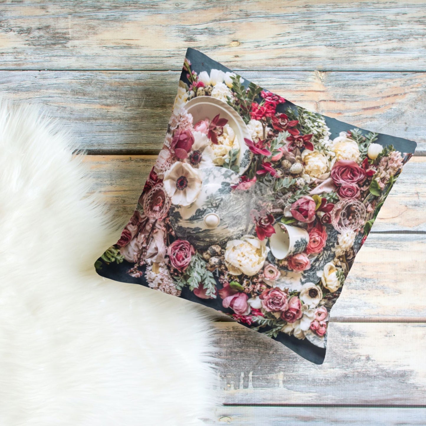 Rose Gold And Dutch Scatter Cushion Cover