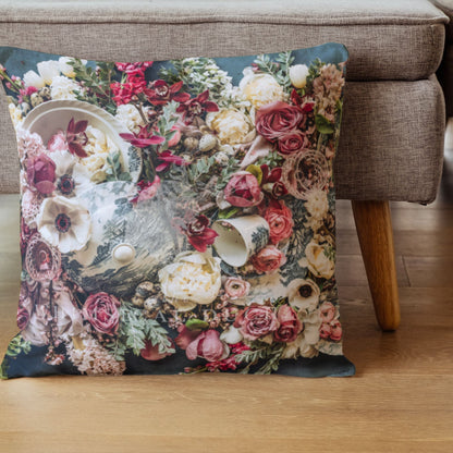 Rose Gold And Dutch Scatter Cushion With Inner