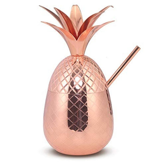 Rose Gold Pineapple Cup  Ice Bucket (Straws sold separately)