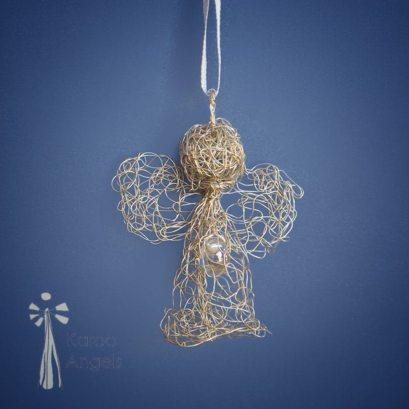 Karoo Angels - Silver Wire Knitted Juweel Pendant