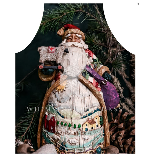 Santa Clause Is Coming To Town Christmas Apron