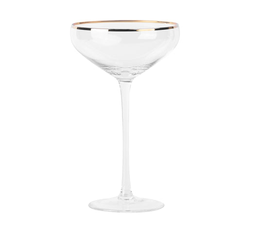 Nicolson Russell - Shanghai Crystal Champagne Coupe - 4pc Glassware Set