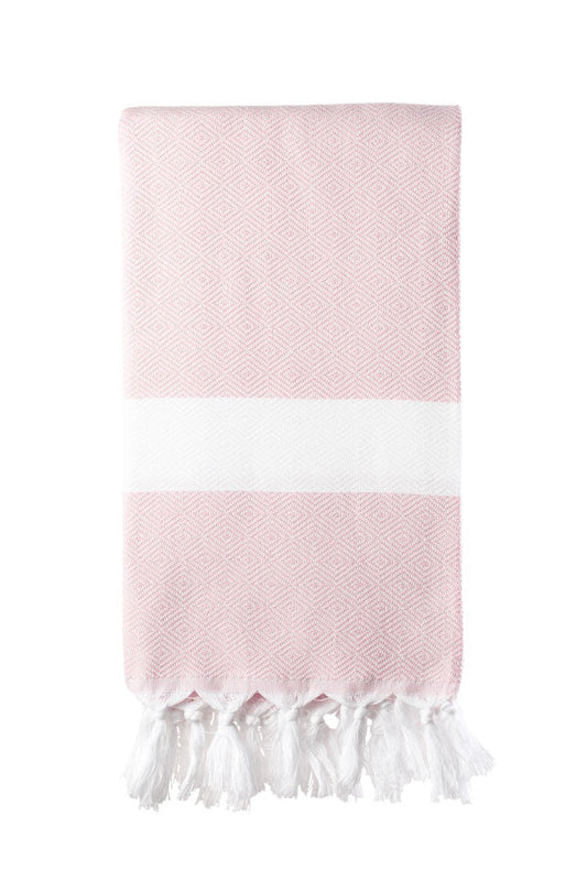 Dimanta Light Pink Turkish Towel