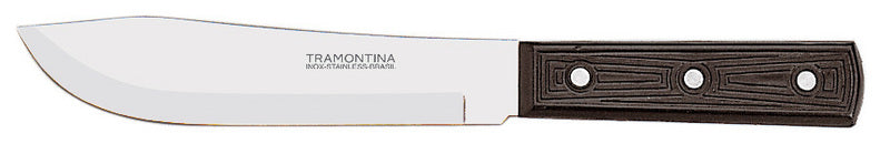 Butcher Knife (18 cm Stainless Steel Blade) - Tramontina