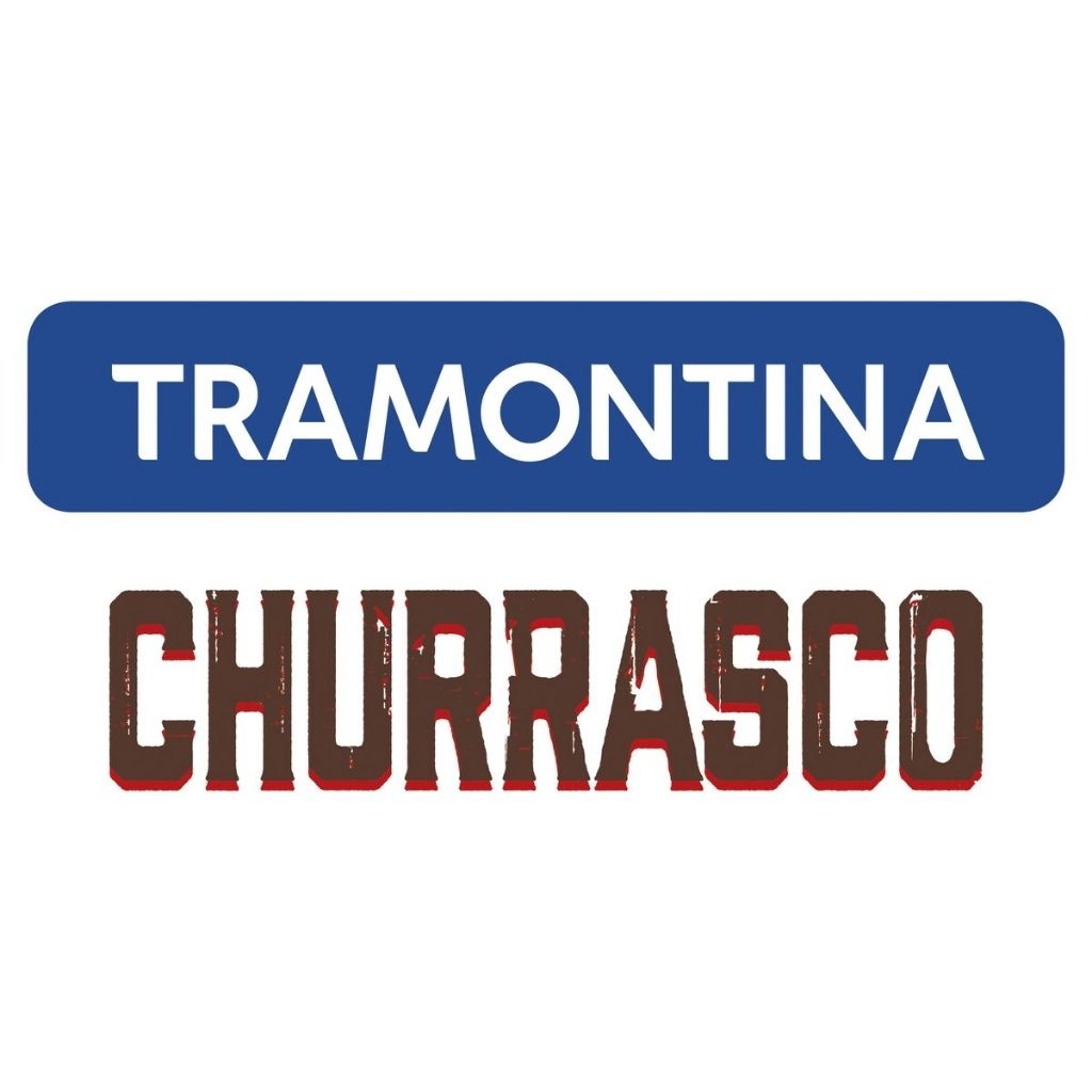 Tramontina Churrasco stainless steel grill brush with a 41.7 cm wood handle
