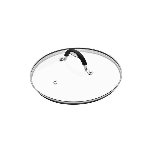 Tramontina Mônaco Induction Glass and Stainless Steel Lid with Silicone Handle, 24 cm