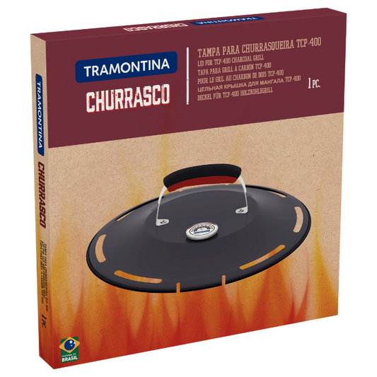 Tramontina TCP-400 Barbecue Cover in Enameled Carbon Steel - TRM-26500065