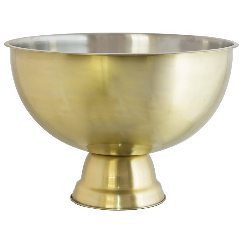 Wine Cooler Tub in Matt Gold Metal - 20 L (30 x 42.5 cm)